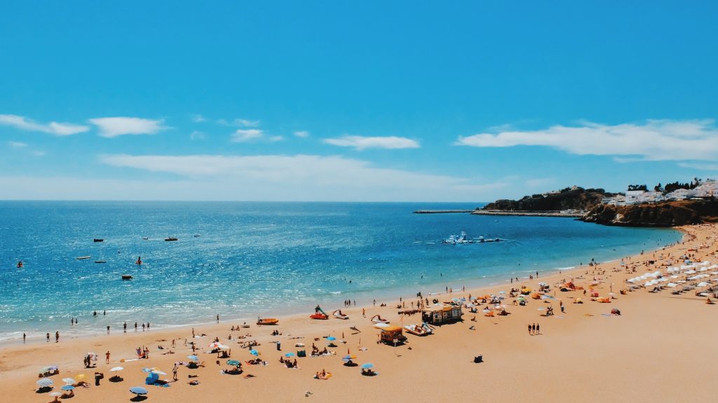 Beach on holiday