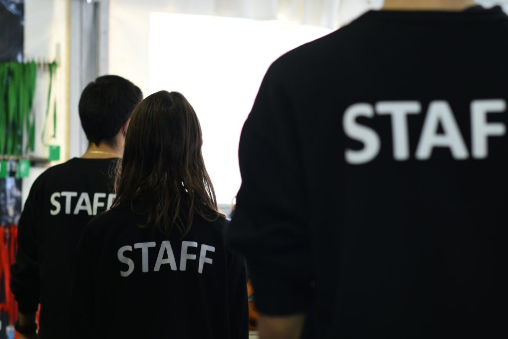 Image of staff standing around